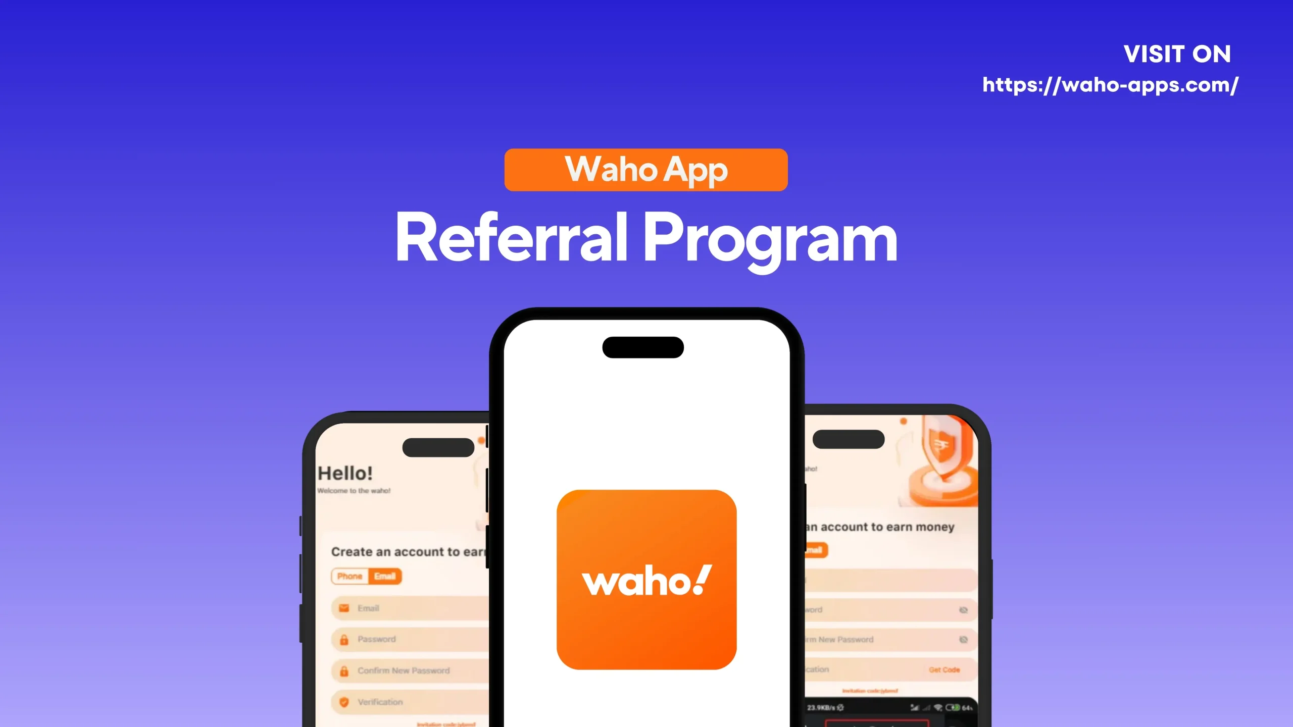 Waho installation steps graphic
