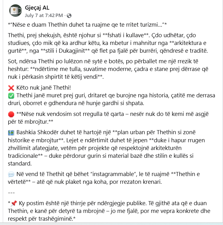 Statusi i publikuar